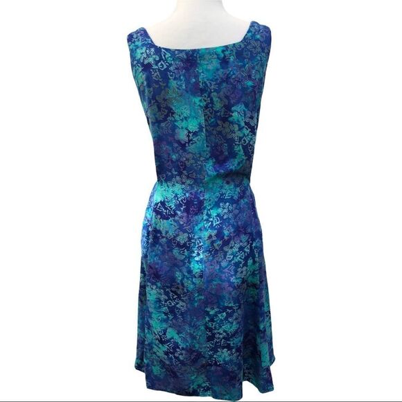 EAGLE Bay Traders Batik Rayon Dress EUC - Picture 3 of 7